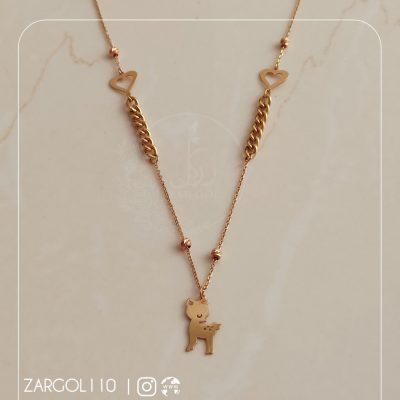 گردنبند مینیمال آهو
