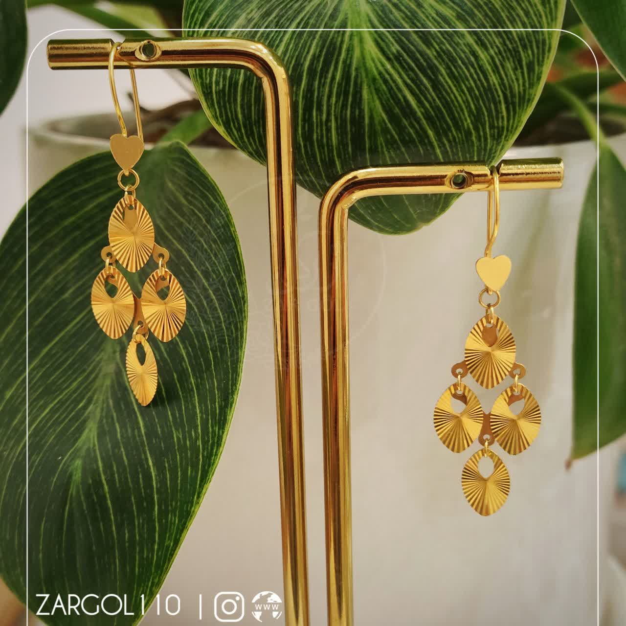 Sequin earrings گوشواره آویز پولک