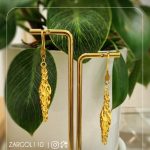 گوشواره پولکی آویز