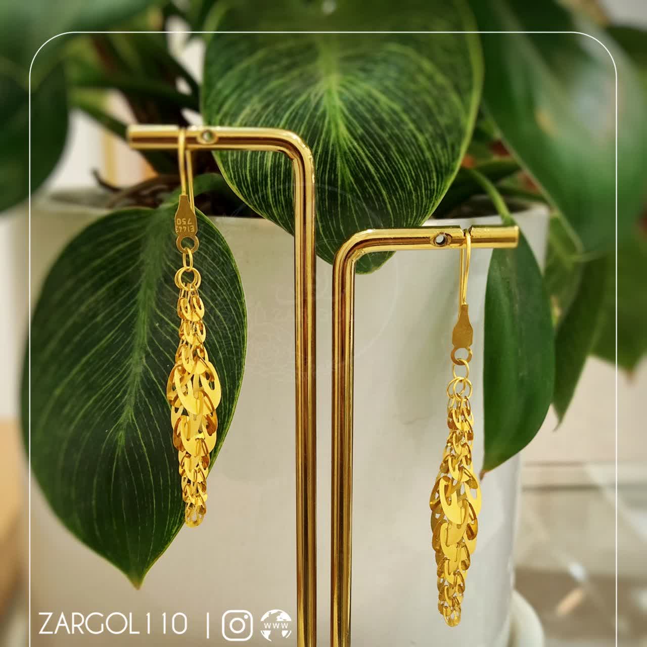 Sequin dangle earrings گوشواره پولکی آویز